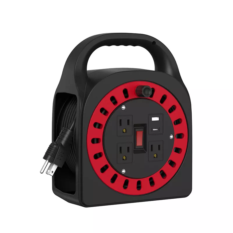 3 pontos de venda do carretel de cordão de plástico USB 50 pés 3 pontos de venda do carretel de cordão de plástico USB 50 pés