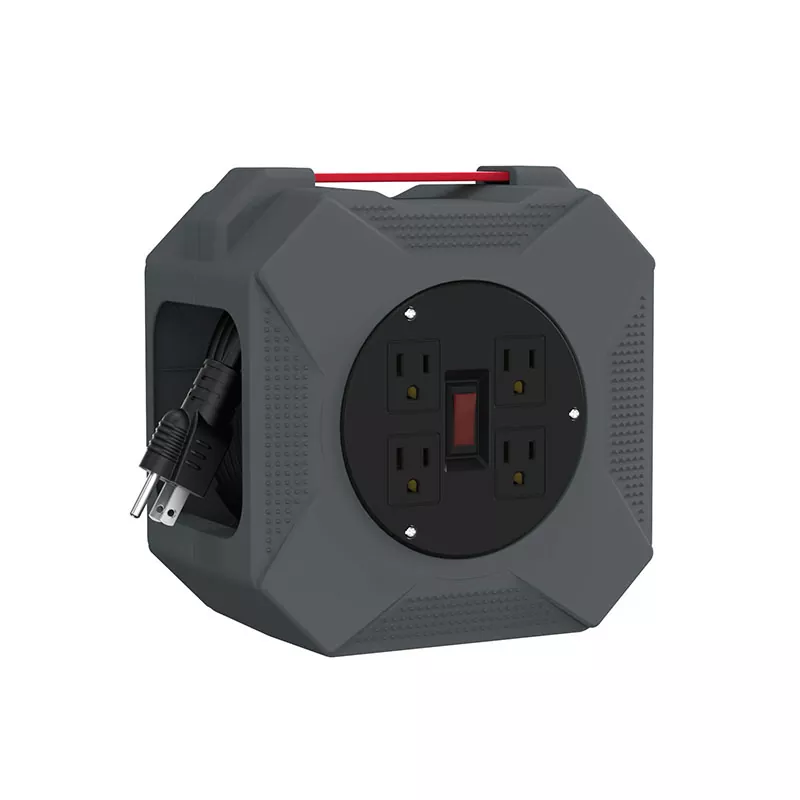 4 saídas Chave de plástico carretel 45ft 4 saídas Chave de plástico carretel 45ft